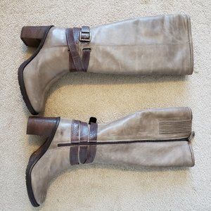 Gray Fabianelli Boots, Size 8, Made in Italy